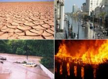 global warming drought flood fire